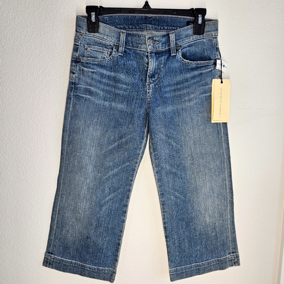 NWT!!! Citizens of Humanity Rosette Cropped Flare Jeans Size 25 - Picture 1 of 7